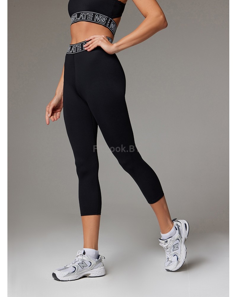 Леггинсы укороченные с высокой посадкой Neverlate
