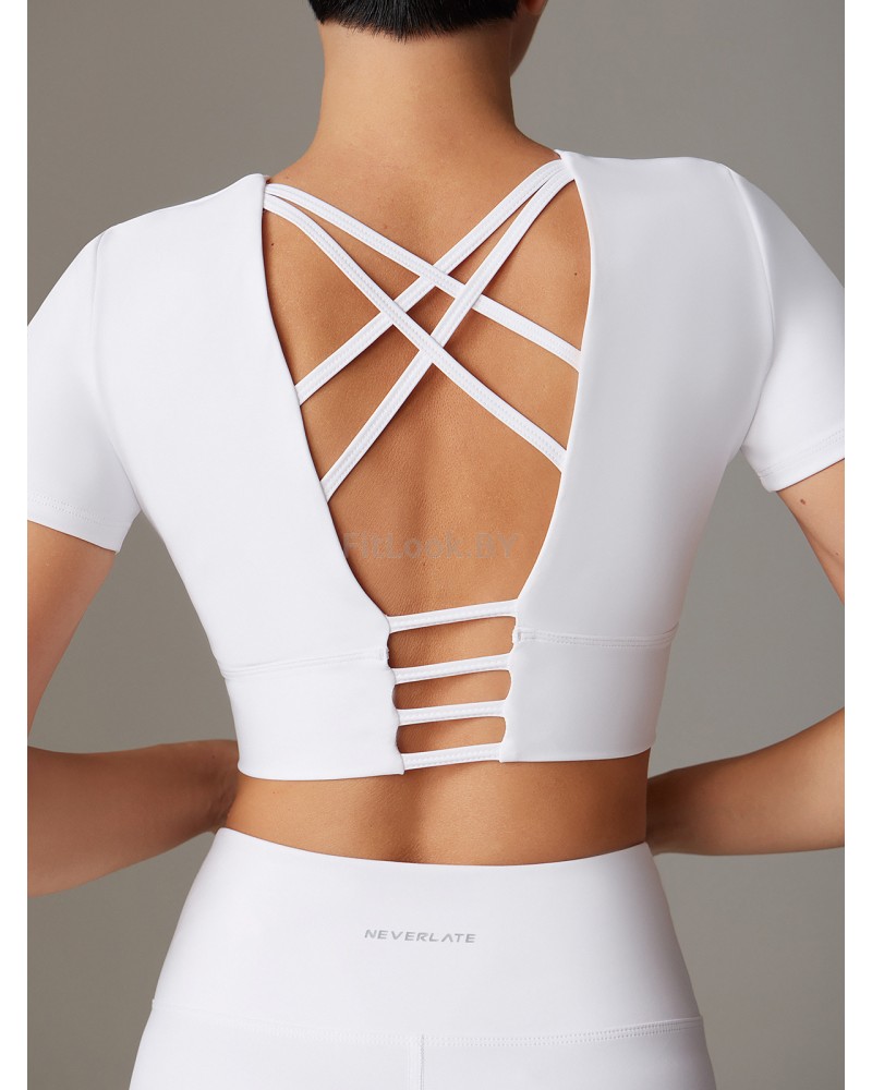 Укороченный рашгард Neverlate c плетением