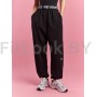 Спортивные брюки с низкой посадкой Lace Black