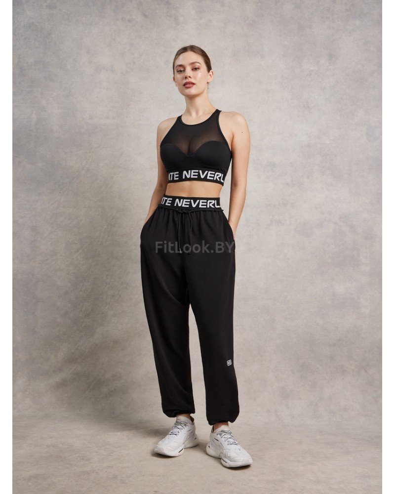 Спортивные брюки с низкой посадкой Lace Black