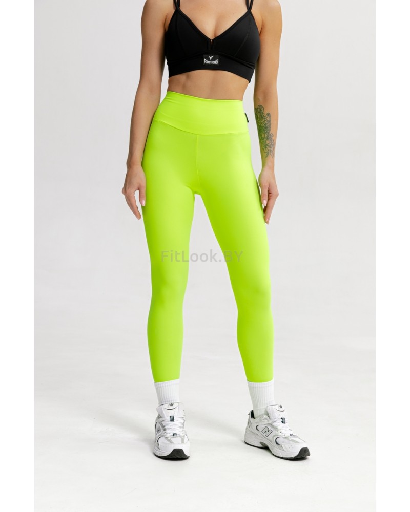 Леггинсы Forstong Scrunch Neon Yellow