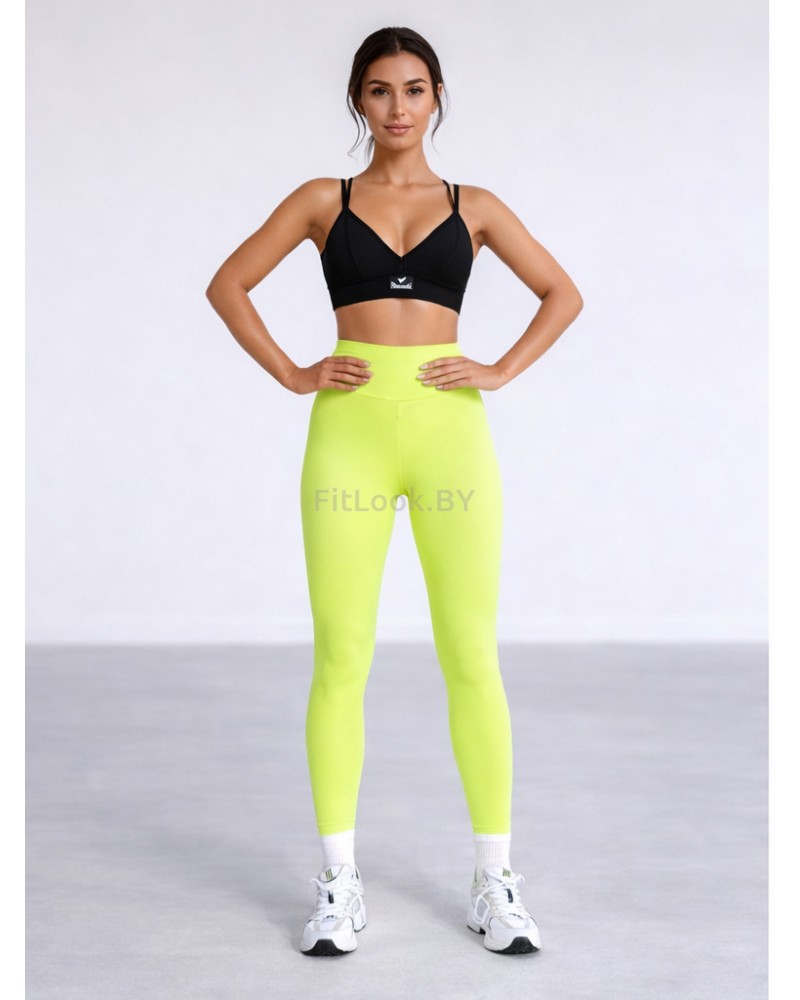 Леггинсы Forstong Scrunch Neon Yellow