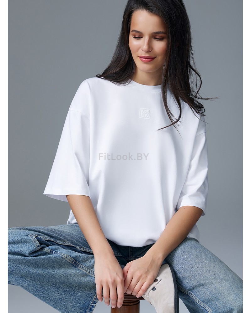 Футболка свободного силуэта