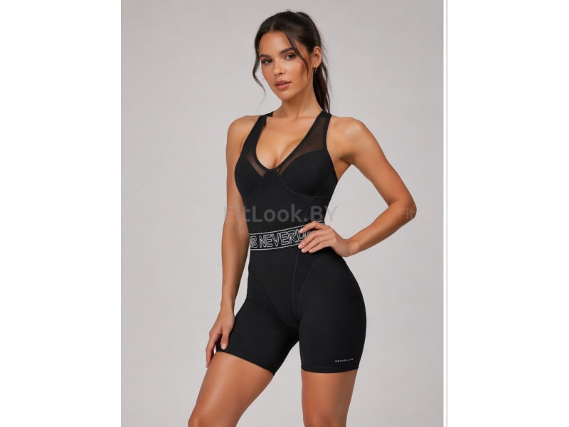 Комбинезон Neverlate Black Mesh Suit