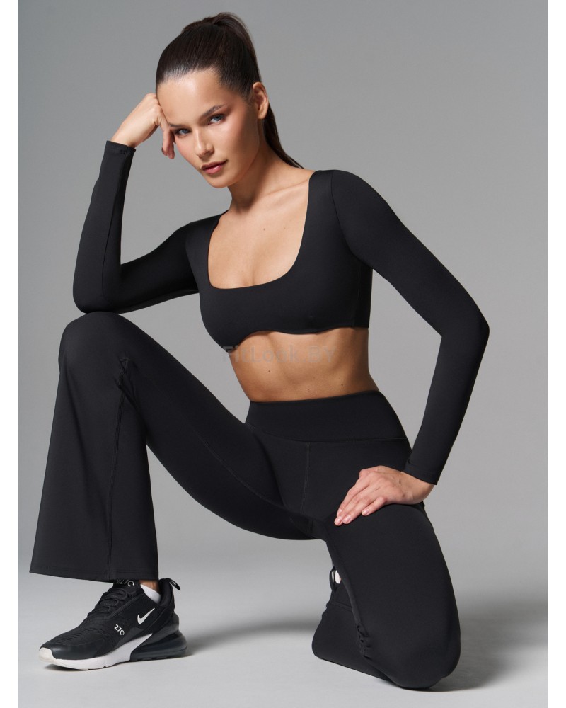 Брюки-клёш Neverlate Flared Legg Black