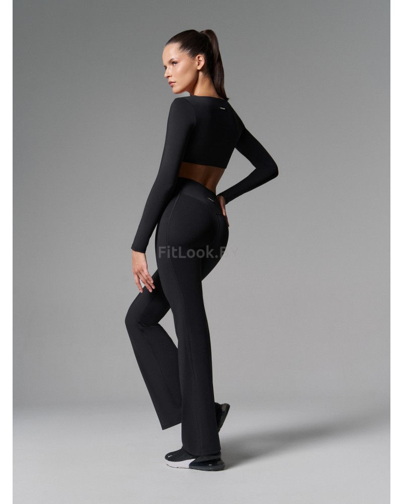 Брюки-клёш Neverlate Flared Legg Black