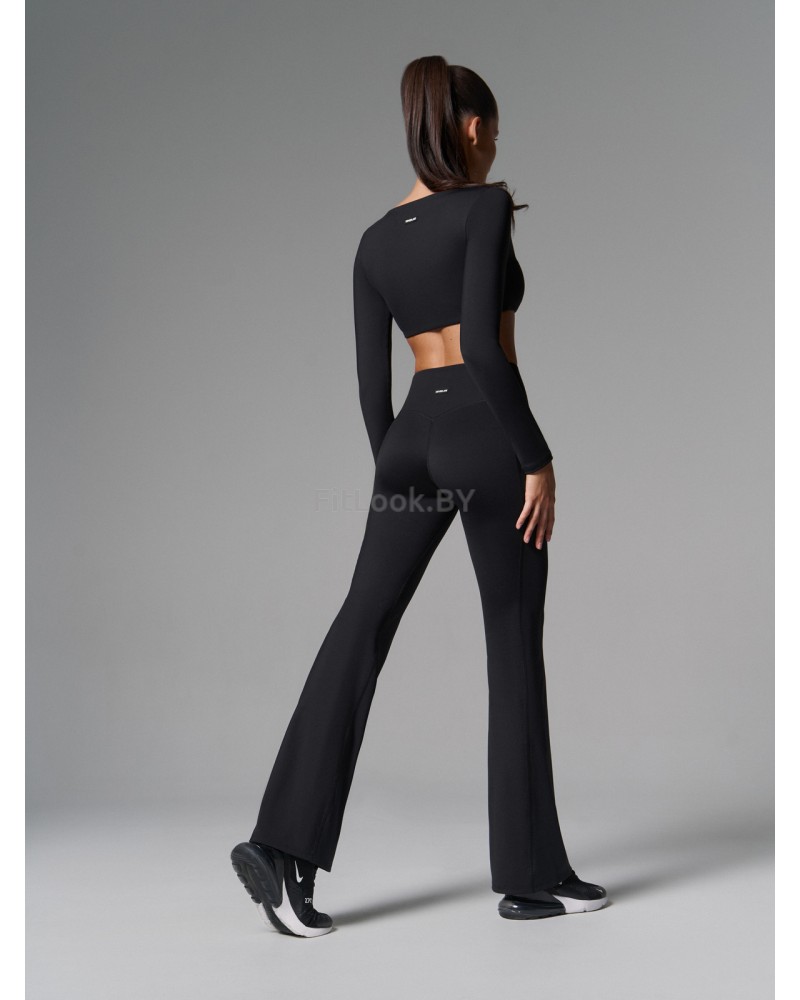 Брюки-клёш Neverlate Flared Legg Black