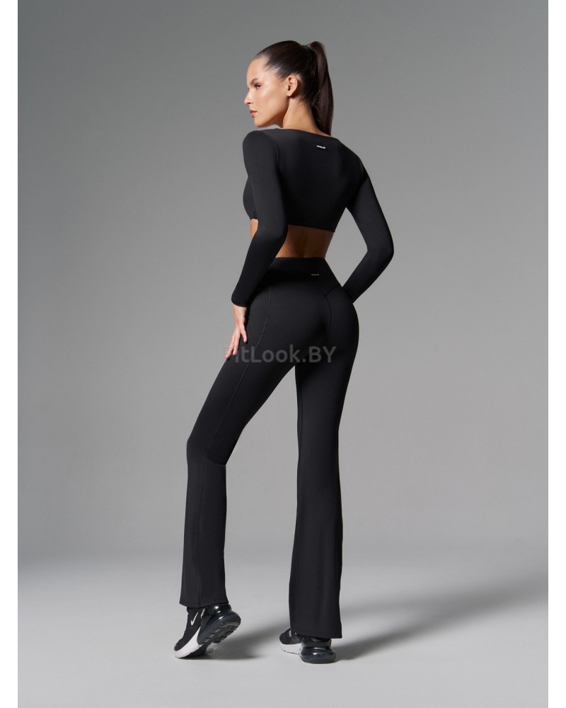 Брюки-клёш Neverlate Flared Legg Black