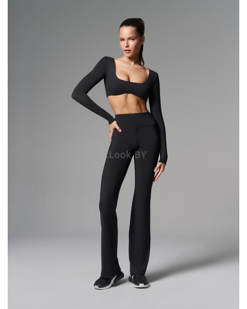 Брюки-клёш Neverlate Flared Legg Black