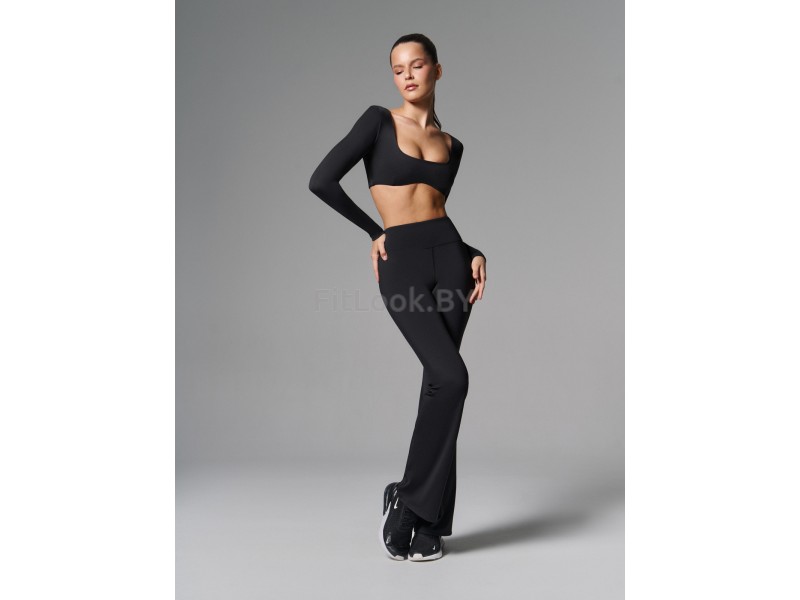 Брюки Neverlate Flared Legg Black