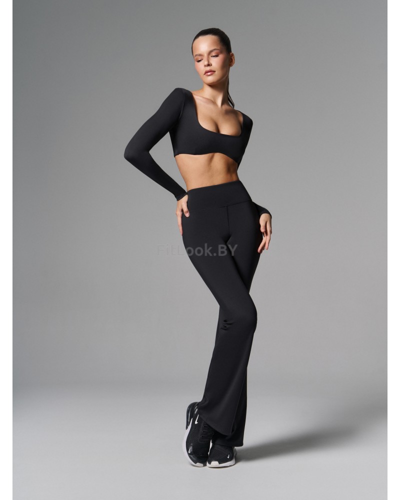 Брюки-клёш Neverlate Flared Legg Black