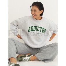 Свитшот оверсайз Neverlate Addicted