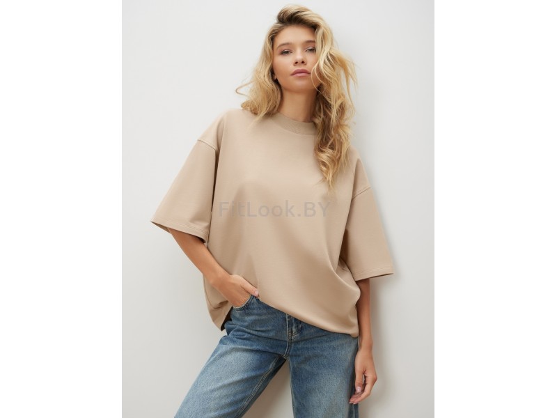 Футболка Neverlate Over Beige 877.3