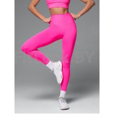Леггинсы Neverlate Classic High Belt Neon Pink