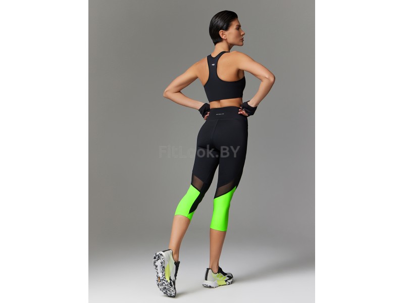 Леггинсы Neverlate Acid Green Short 305.1  