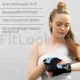 Перчатки для фитнеса ONLYTOP, чёрно-голубые