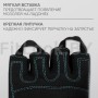 Перчатки для фитнеса ONLYTOP, чёрно-голубые