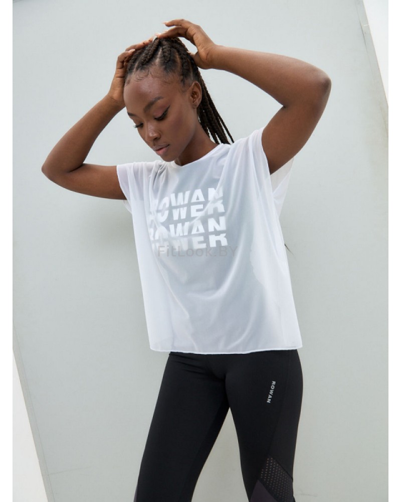 Двойная майка в сетку ROWAN POWER White