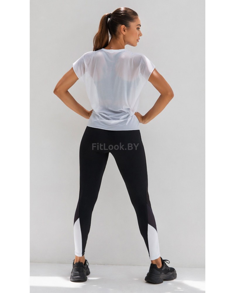 Двойная майка в сетку ROWAN POWER White