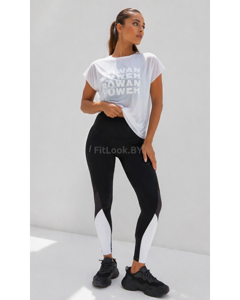 Двойная майка в сетку ROWAN POWER White