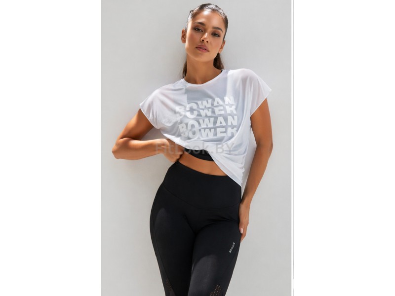 Майка двойная ROWAN POWER White (сетка)