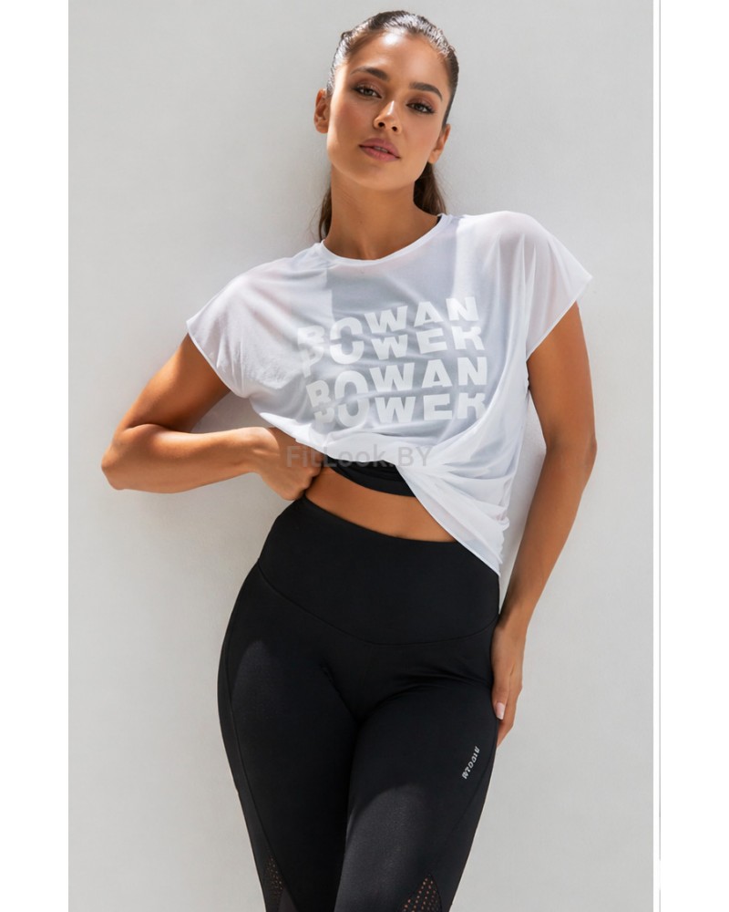 Двойная майка в сетку ROWAN POWER White