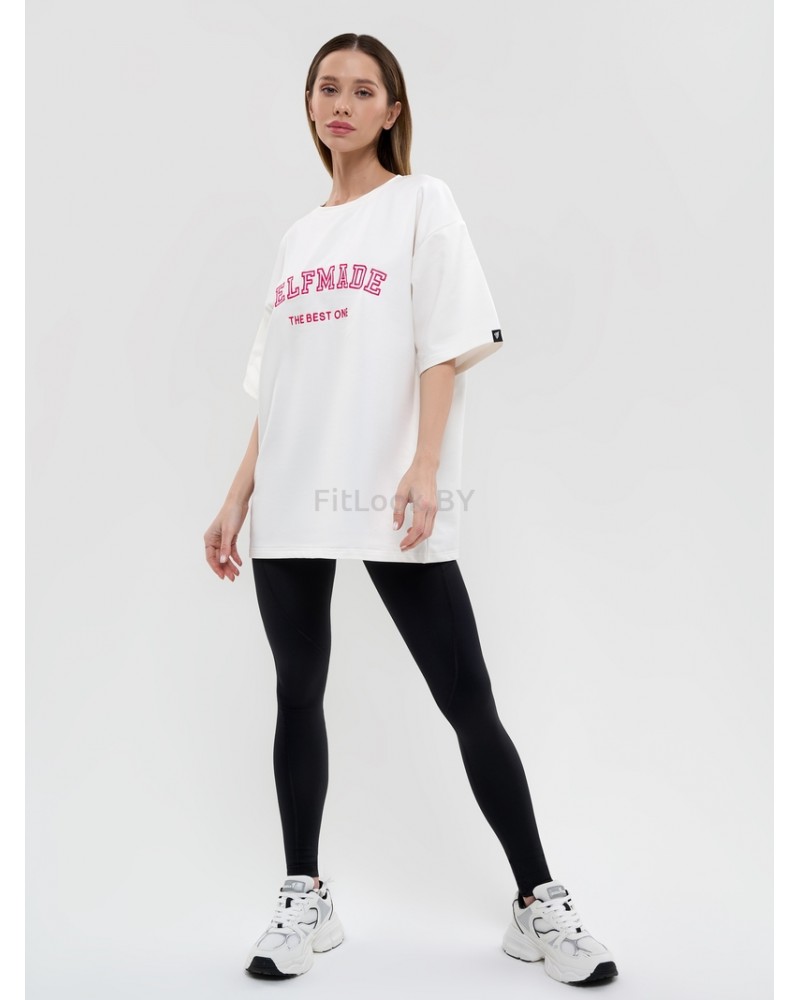 Футболка Bona Fashion: OVERSIZE T- shirt Selfmade "White"