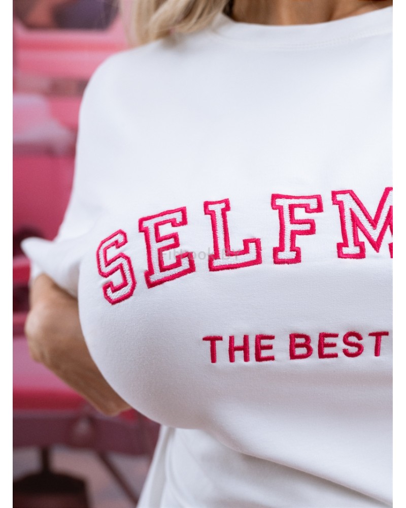 Футболка Bona Fashion: OVERSIZE T- shirt Selfmade "White"