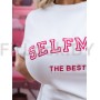 Футболка Bona Fashion: OVERSIZE T- shirt Selfmade "White"