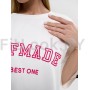 Футболка Bona Fashion: OVERSIZE T- shirt Selfmade "White"