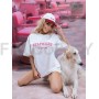 Футболка Bona Fashion: OVERSIZE T- shirt Selfmade "White"