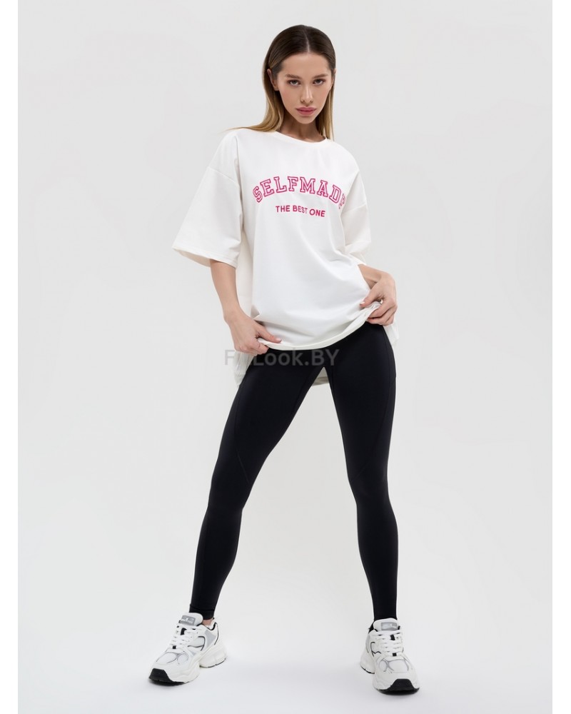 Футболка Bona Fashion: OVERSIZE T- shirt Selfmade "White"