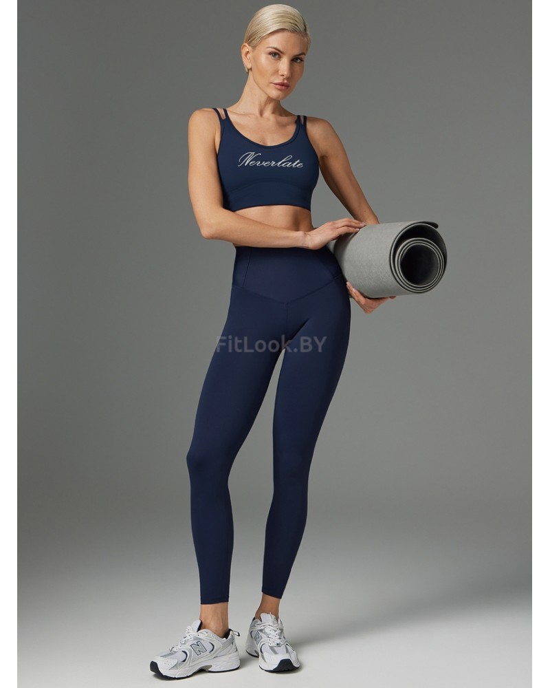 Леггинсы с высокой посадкой Classic Blue