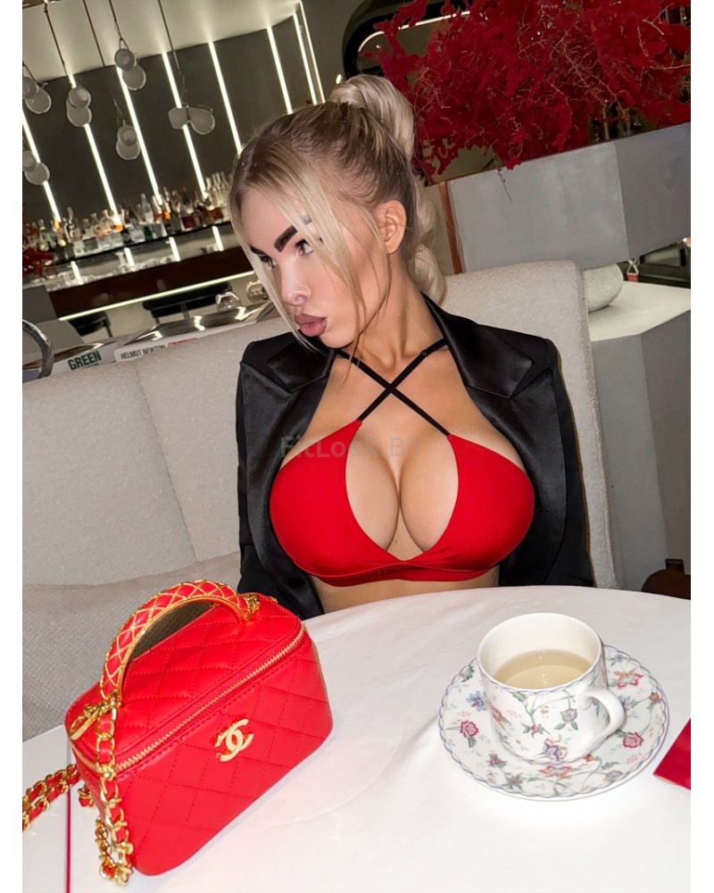Бра Bona Fide: Charm Top "Red"