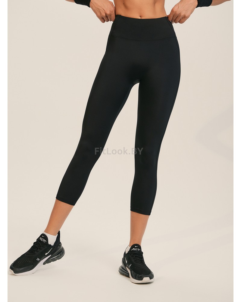 Леггинсы 7/8 с широким поясом