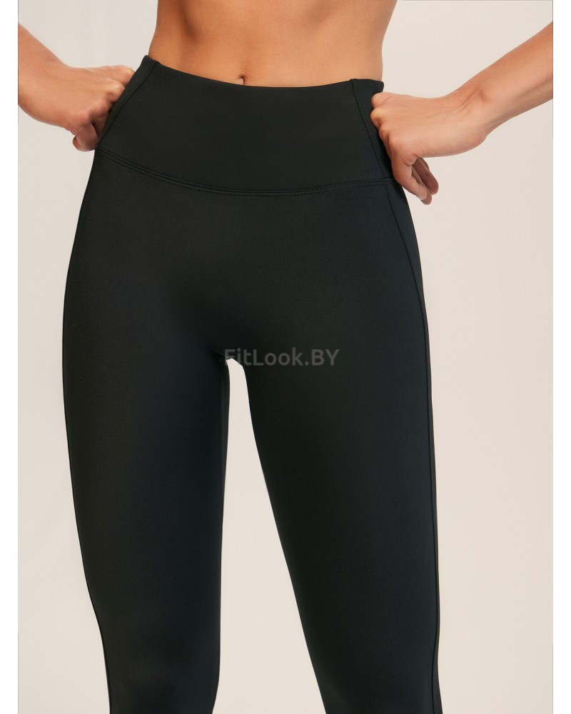 Леггинсы 7/8 с широким поясом