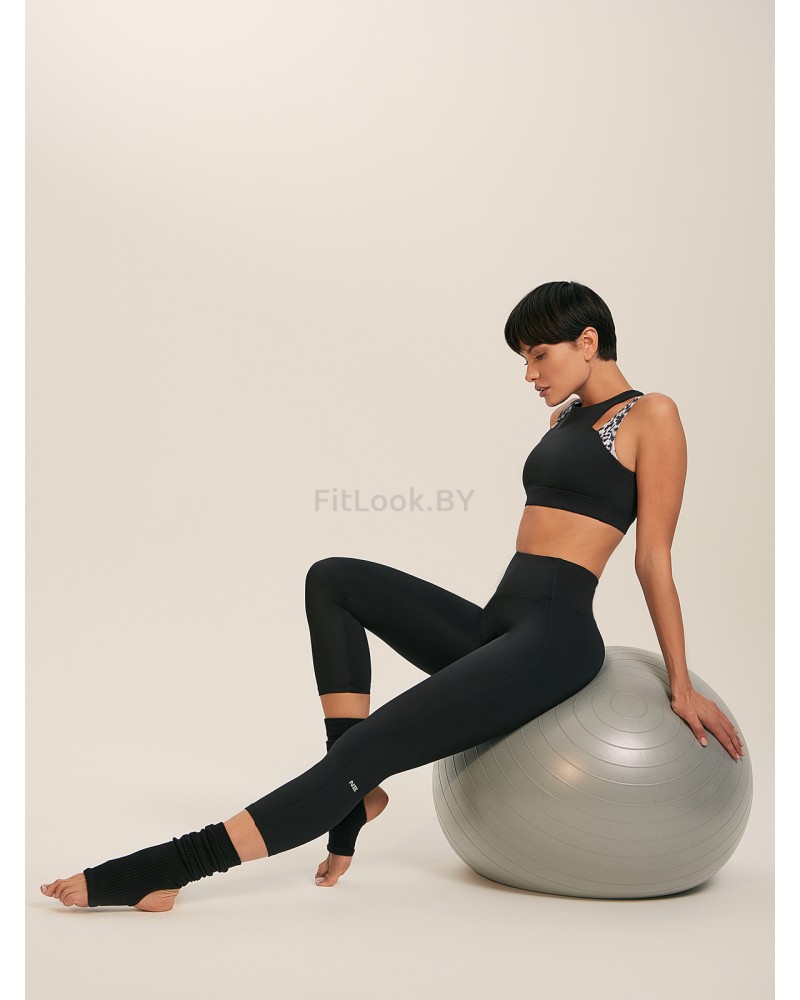 Леггинсы 7/8 с широким поясом