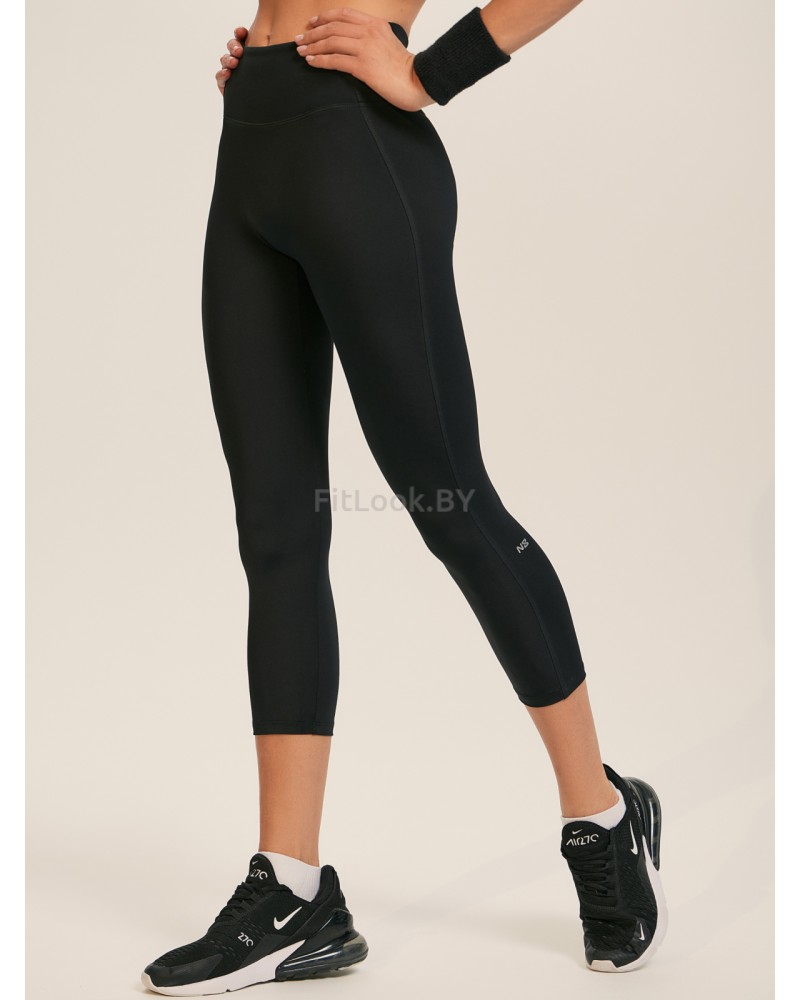 Леггинсы 7/8 с широким поясом