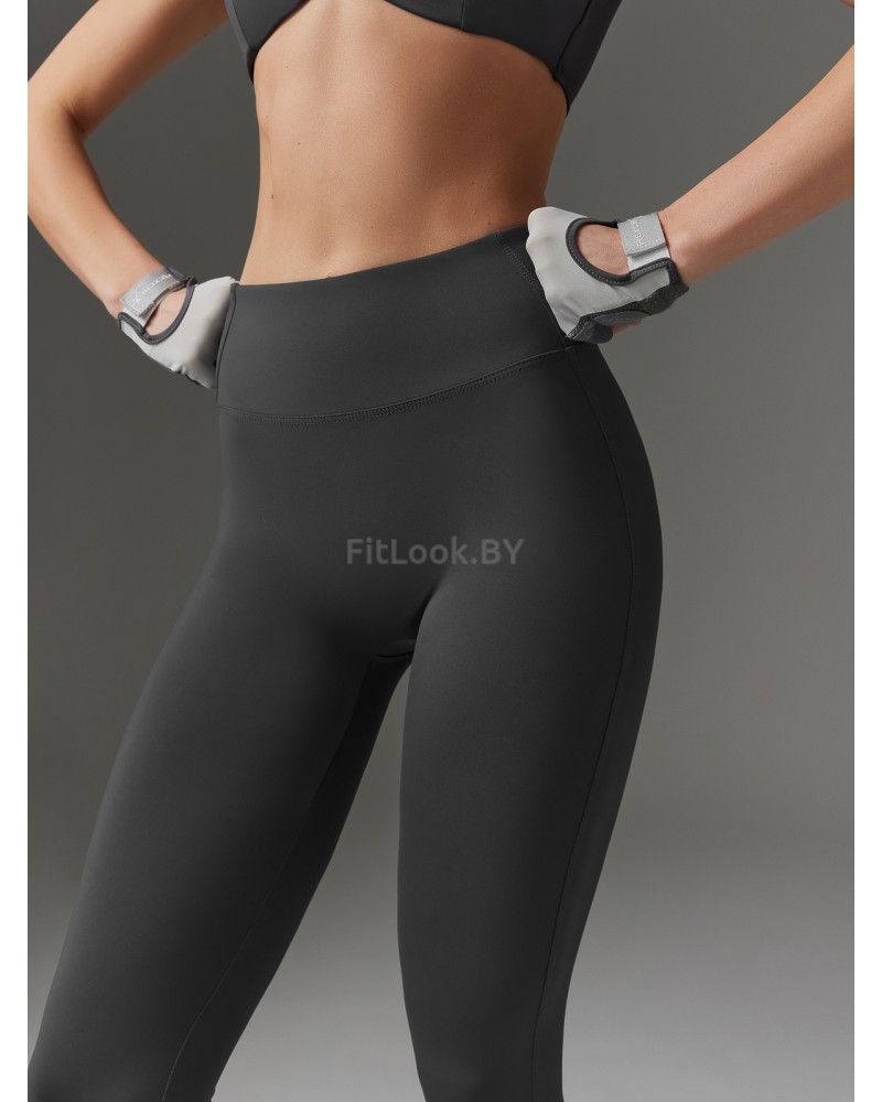 Леггинсы 7/8 с широким поясом