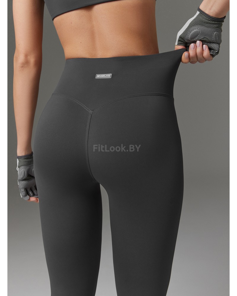 Леггинсы 7/8 с широким поясом