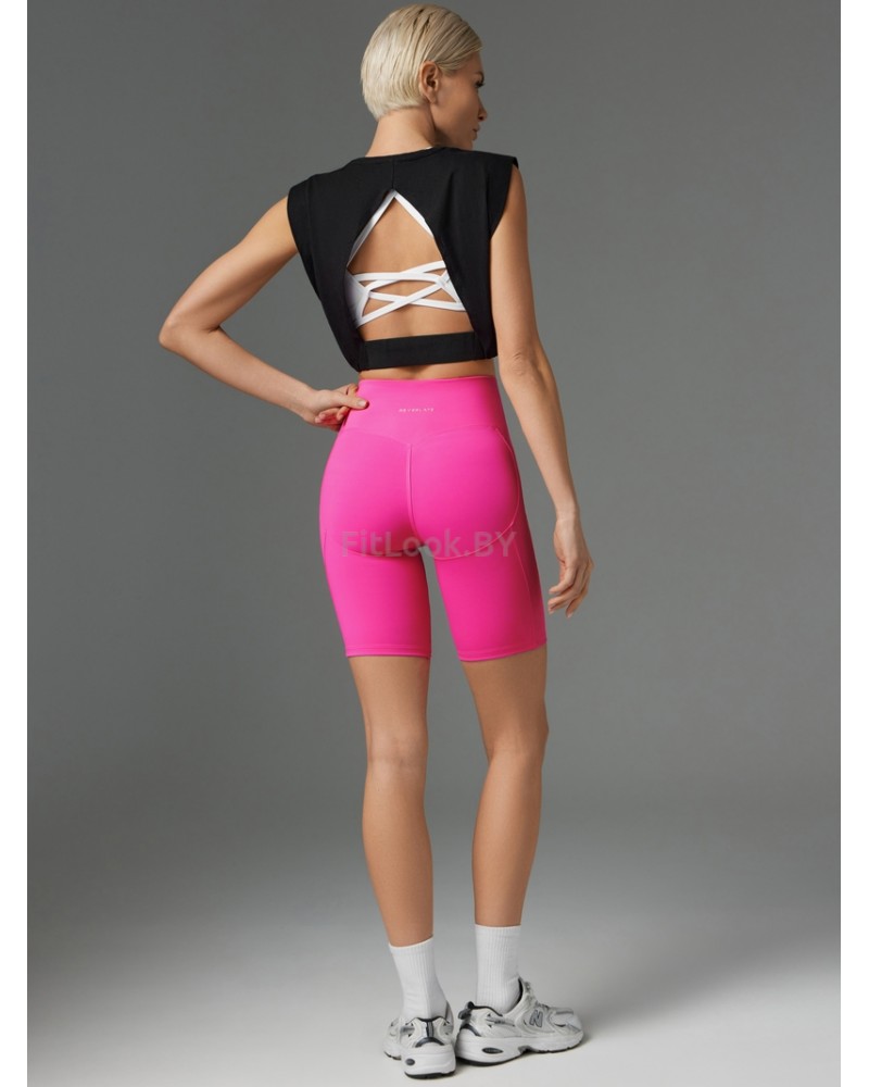 Велосипедки с моделирующим поясом c Push-UP