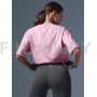 Оверсайз спортивная футболка GYM Princess розовая 