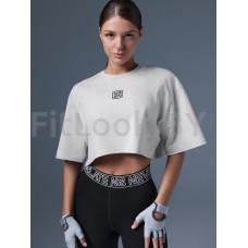 Оверсайз футболка Neverlate NS Crop Grey 593.13