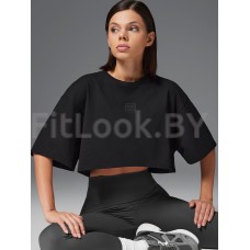 Оверсайз футболка Neverlate NS Crop Black 593.11