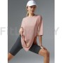 Футболка свободного силуэта ACTIVE SPORT create yourself с разрезом