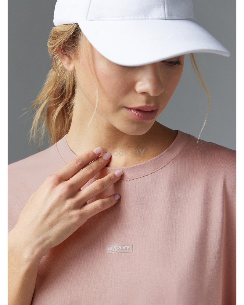 Футболка свободного силуэта ACTIVE SPORT create yourself с разрезом
