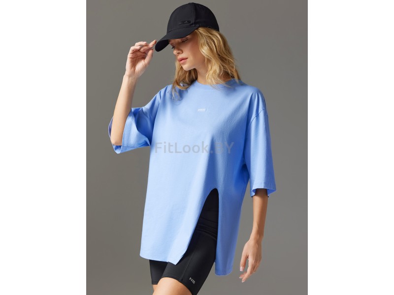 Оверсайз футболка Neverlate Active Sport NS Blue 901.8