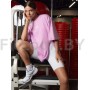Футболка свободного силуэта ACTIVE SPORT create yourself с разрезом