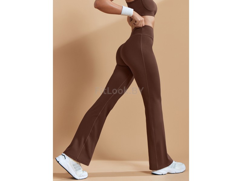 Брюки Neverlate Flared Legg Brown