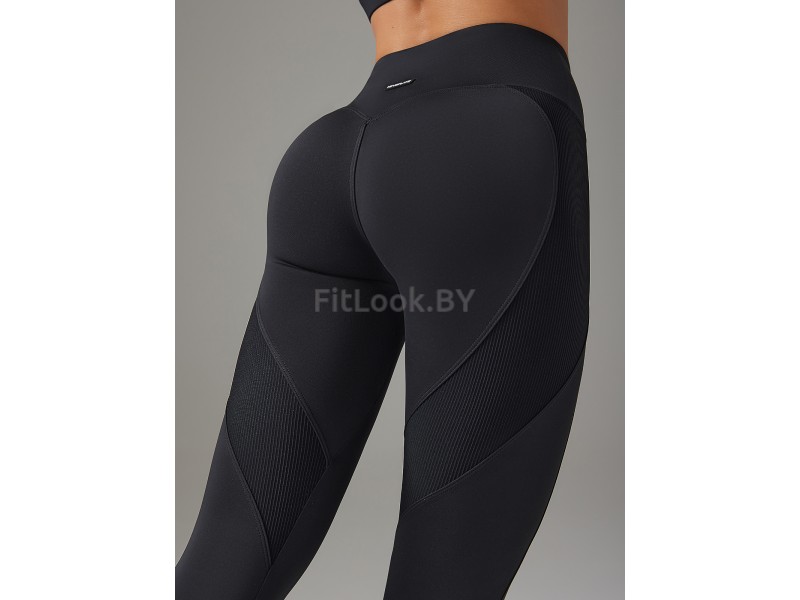 Леггинсы NEVERLATE Modeling Black RIB 1170.1